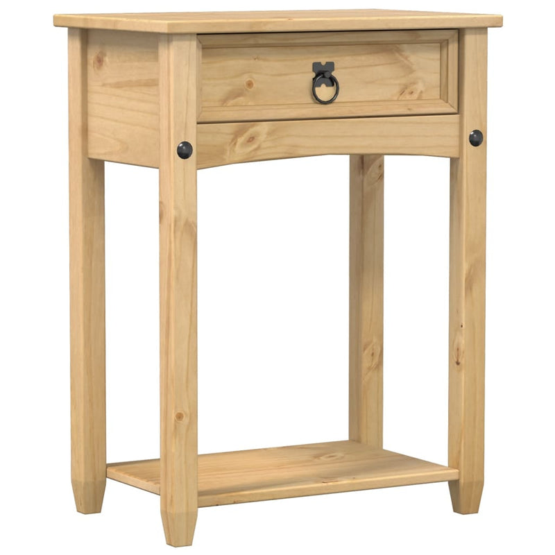 vidaXL Corona tömör fenyőfa konzolasztal 55 x 35 x 73 cm