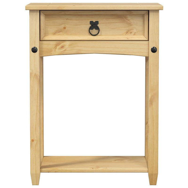 vidaXL Corona tömör fenyőfa konzolasztal 55 x 35 x 73 cm