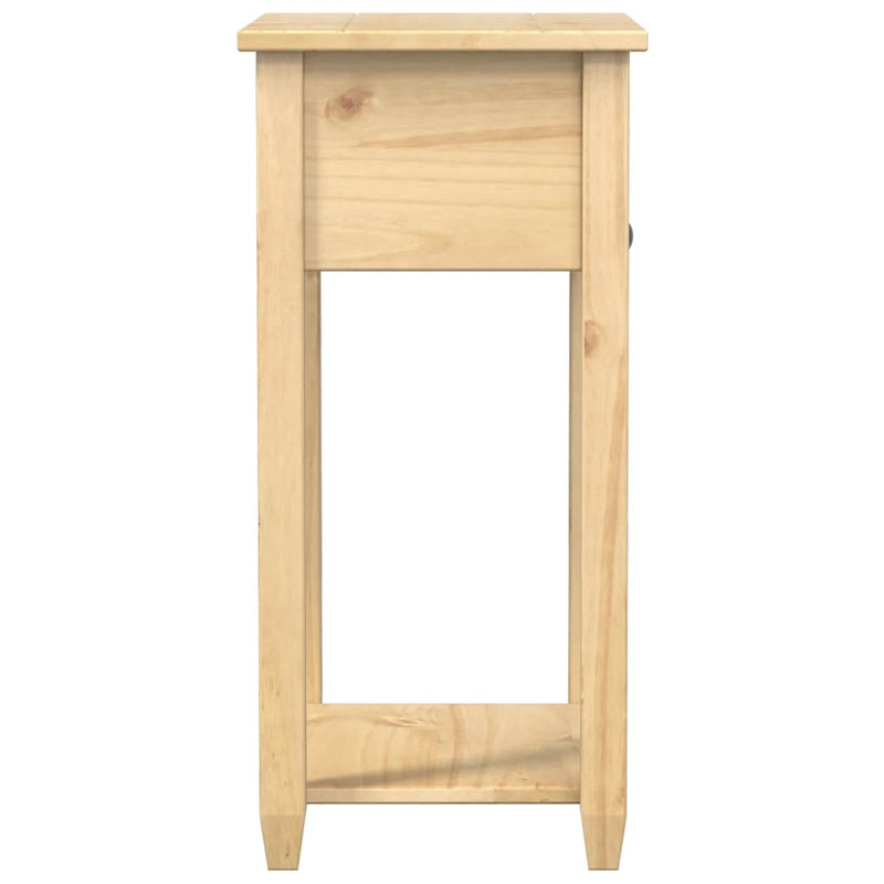 vidaXL Corona tömör fenyőfa konzolasztal 55 x 35 x 73 cm