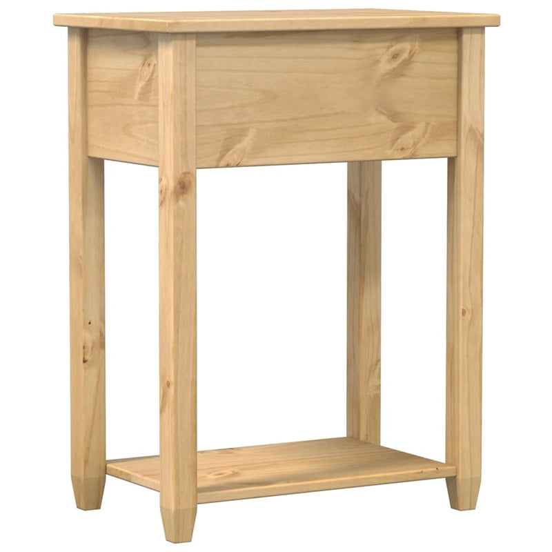 vidaXL Corona tömör fenyőfa konzolasztal 55 x 35 x 73 cm