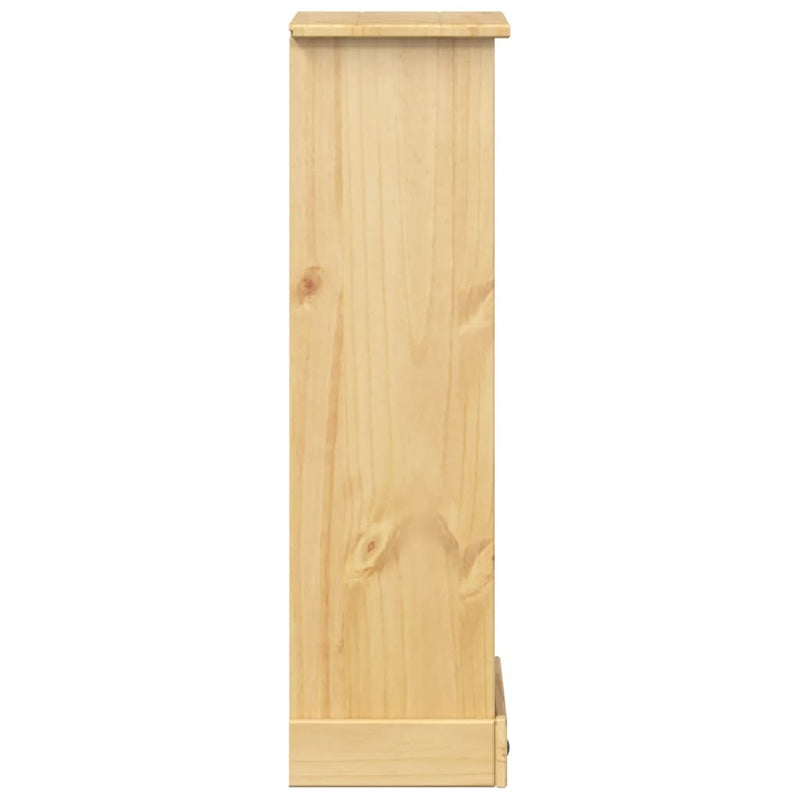vidaXL Corona tömör fenyőfa könyvszekrény 46 x 29 x 100 cm