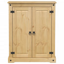 vidaXL Corona tömör fenyőfa cipőszekrény 86 x 38,5 x 108 cm