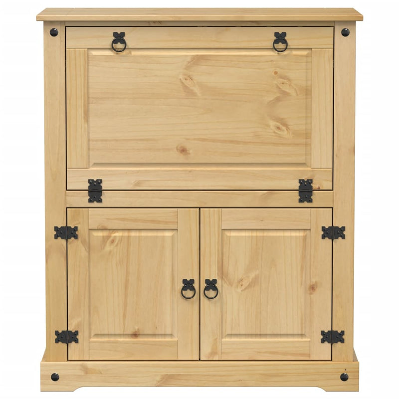 vidaXL Corona tömör fenyőfa bortároló szekrény 97 x 45 x 114 cm
