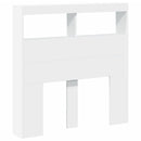 vidaXL fehér áthidalószekrény LED-világítással 100 x 17 x 102 cm