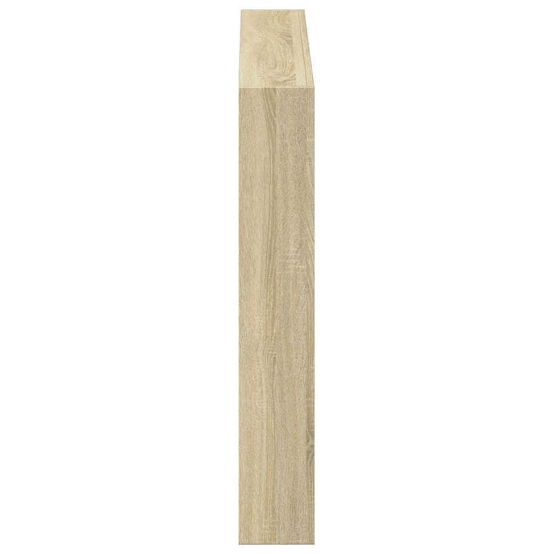 vidaXL sonoma tölgy színű áthidalószekrény LED-ekkel 100 x 17 x 102 cm