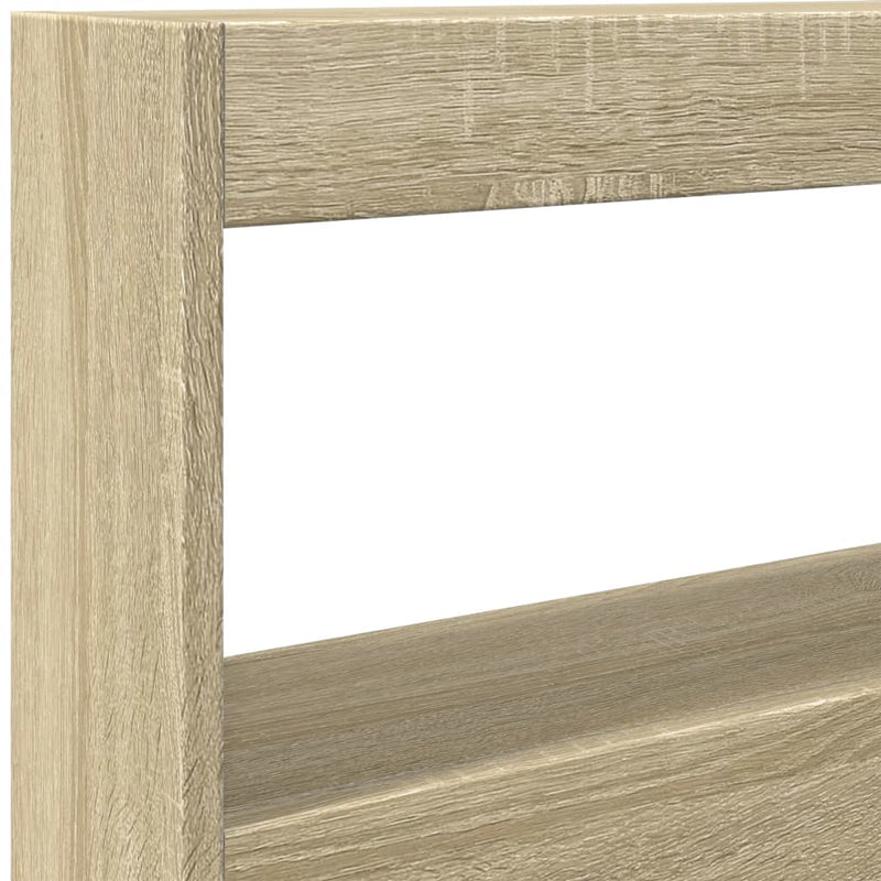 vidaXL sonoma tölgy színű áthidalószekrény LED-ekkel 100 x 17 x 102 cm