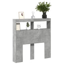 vidaXL betonszürke áthidalószekrény LED-világítással 100 x 17 x 102 cm