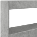 vidaXL betonszürke áthidalószekrény LED-világítással 100 x 17 x 102 cm