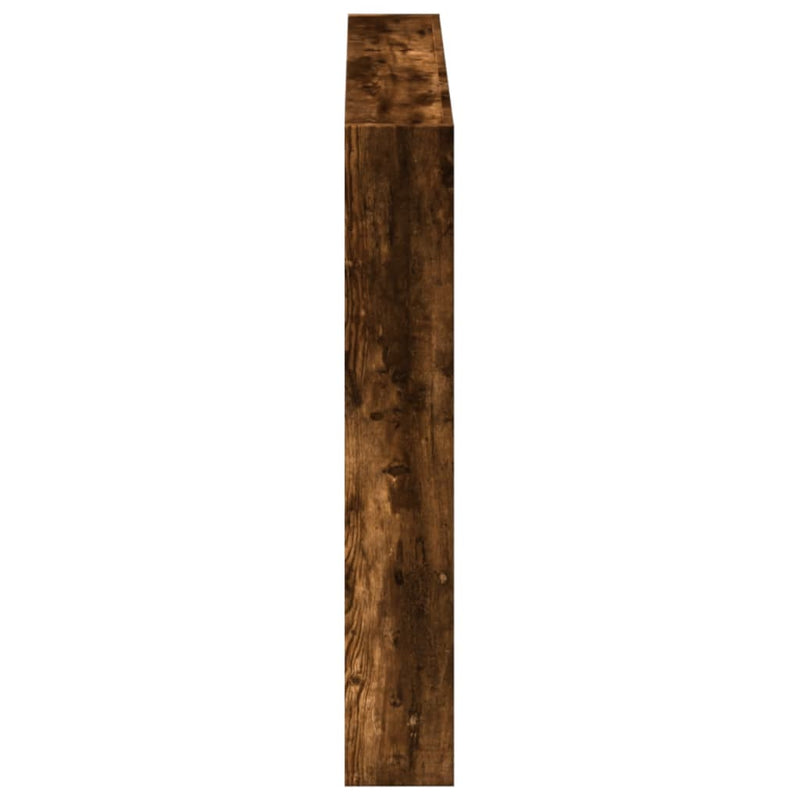 vidaXL füstös tölgy színű áthidalószekrény LED-ekkel 100 x 17 x 102 cm