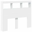 vidaXL fehér áthidalószekrény LED-világítással 120 x 17 x 102 cm