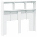 vidaXL fehér áthidalószekrény LED-világítással 120 x 17 x 102 cm