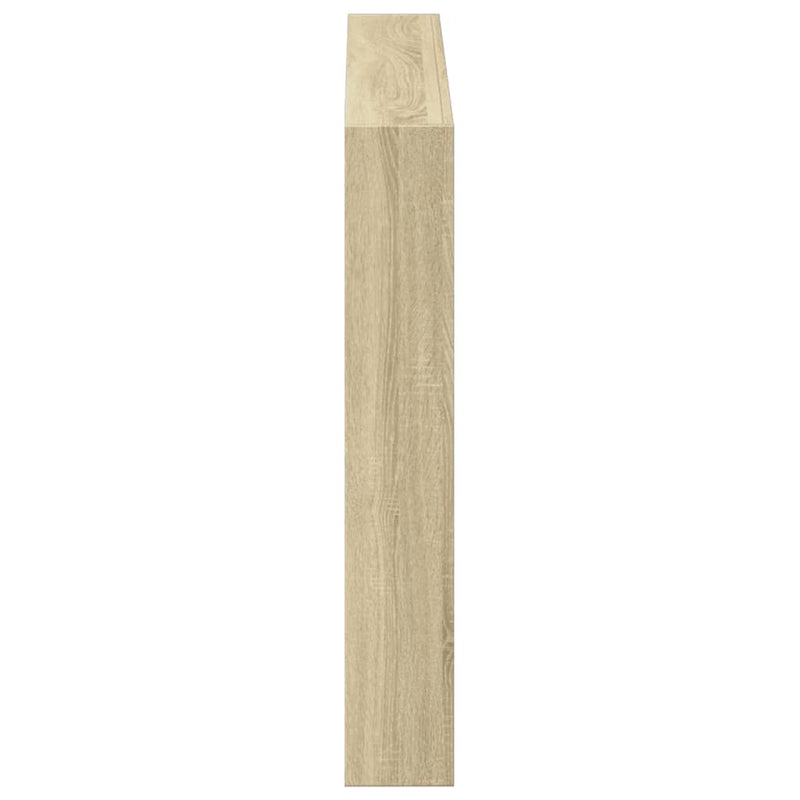 vidaXL sonoma tölgy színű áthidalószekrény LED-ekkel 120 x 17 x 102 cm