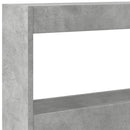 vidaXL betonszürke áthidalószekrény LED-világítással 160 x 17 x 102 cm