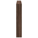 vidaXL barna tölgy színű áthidalószekrény LED-ekkel 160 x 17 x 102 cm
