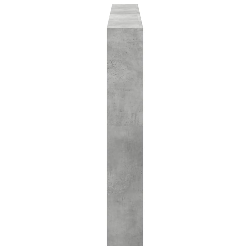 vidaXL betonszürke áthidalószekrény LED-világítással 180 x 17 x 102 cm