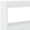 vidaXL fehér áthidalószekrény LED-világítással 200 x 17 x 102 cm