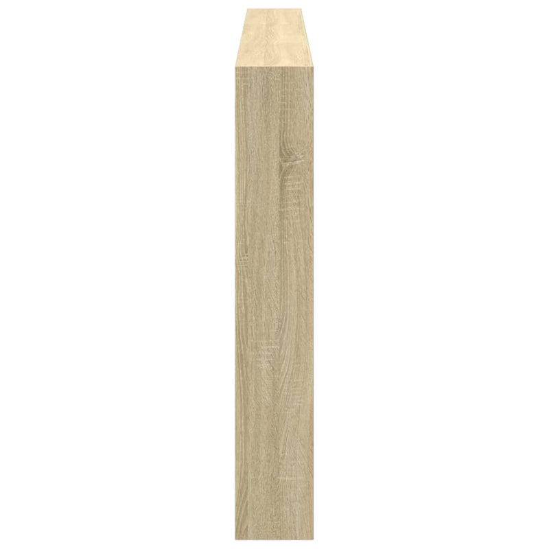 vidaXL sonoma tölgy színű áthidalószekrény LED-ekkel 200 x 17 x 102 cm