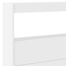 vidaXL fehér áthidalószekrény LED-világítással 220 x 17 x 102 cm