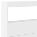 vidaXL fehér áthidalószekrény LED-világítással 220 x 17 x 102 cm