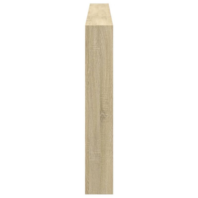 vidaXL sonoma tölgy színű áthidalószekrény LED-ekkel 220 x 17 x 102 cm