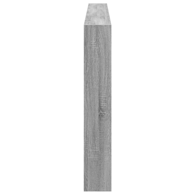 vidaXL szürke sonoma színű áthidalószekrény LED-ekkel 220 x 17 x 102cm