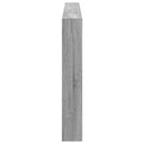 vidaXL szürke sonoma színű áthidalószekrény LED-ekkel 220 x 17 x 102cm