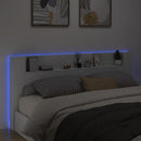 vidaXL fehér áthidalószekrény LED-világítással 220 x 16,5 x 103,5 cm