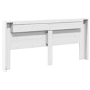 vidaXL fehér áthidalószekrény LED-világítással 220 x 16,5 x 103,5 cm