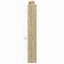 vidaXL sonoma tölgy színű áthidalószekrény LED-ekkel 220x16,5x103,5 cm