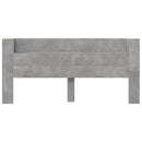 vidaXL betonszürke áthidalószekrény LED-világítással 220x16,5x103,5 cm