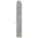 vidaXL betonszürke áthidalószekrény LED-világítással 220x16,5x103,5 cm