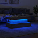 vidaXL sonoma tölgy színű dohányzóasztal LED-lámpákkal 90x50x40 cm