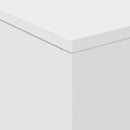 vidaXL fehér dohányzóasztal LED-lámpákkal 50 x 50 x 40 cm