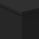 vidaXL fekete dohányzóasztal LED-lámpákkal 50 x 50 x 40 cm