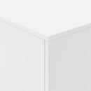 vidaXL fehér dohányzóasztal LED-lámpákkal 90x50x40 cm