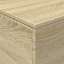 vidaXL sonoma tölgy színű dohányzóasztal LED-lámpákkal 90x50x40 cm