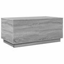 vidaXL szürke sonoma színű dohányzóasztal LED-lámpákkal 90x50x40 cm