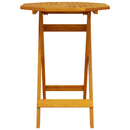 vidaXL tömör akácfa összecsukható kerti asztal Ø60 x 75 cm