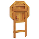 vidaXL tömör akácfa összecsukható kerti asztal Ø60 x 75 cm