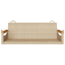 vidaXL bézs polyrattan hintapad 109 x 62 x 40 cm