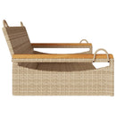 vidaXL bézs polyrattan hintapad 109 x 62 x 40 cm