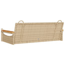 vidaXL bézs polyrattan hintapad 109 x 62 x 40 cm