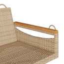 vidaXL bézs polyrattan hintapad 109 x 62 x 40 cm