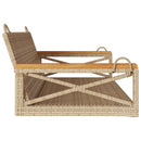 vidaXL bézs polyrattan hintapad 109 x 62 x 40 cm