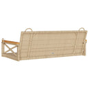 vidaXL bézs polyrattan hintapad 109 x 62 x 40 cm