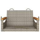 vidaXL szürke polyrattan hintapad 63 x 62 x 40 cm