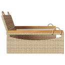 vidaXL bézs polyrattan hintapad 63 x 62 x 40 cm