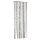 vidaXL világosszürke és fehér zsenília rovarfüggöny 56 x 185 cm