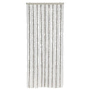 vidaXL világosszürke és fehér zsenília rovarfüggöny 56 x 200 cm