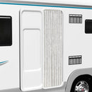 vidaXL világosszürke és fehér zsenília rovarfüggöny 56 x 200 cm